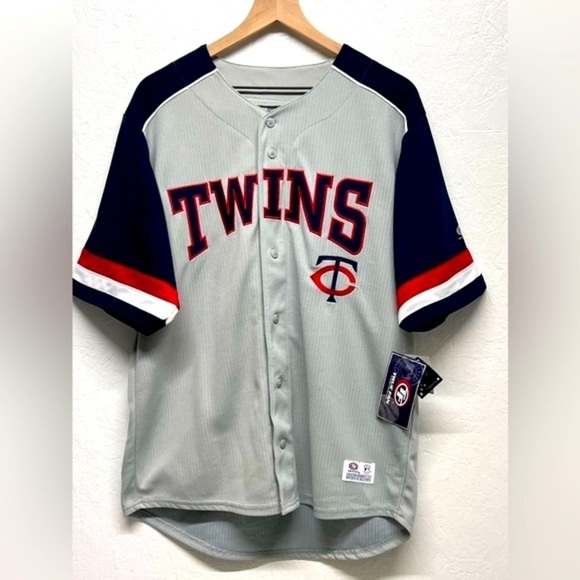 MENS - True Fan Minnesota Twins Jersey Button Up MLB - L - Picture 1 of 10